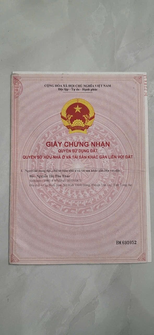 Bán Nhà riêng 85.5m2 có sẵn 85.5 m2 thổ cư giá 3.6 tỷ tại 50 đường số 9 KDC thuận đạo tt bến lức long an - Chọn - Xã Bến Lức Tây Ninh - Ảnh 4