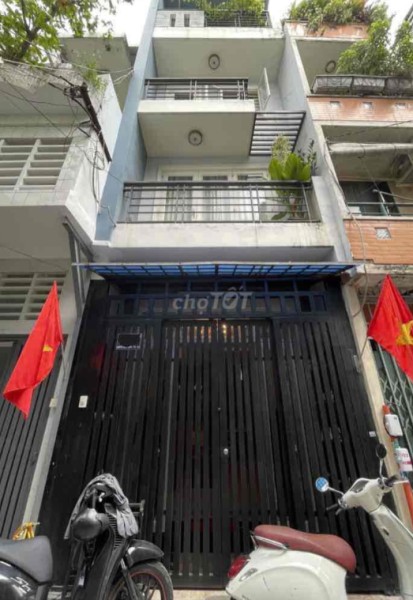 NHÀ HẺM XE HƠI QUẬN 3- 5 TẦNG- KHU AN NINH DÂN TRÍ CAO