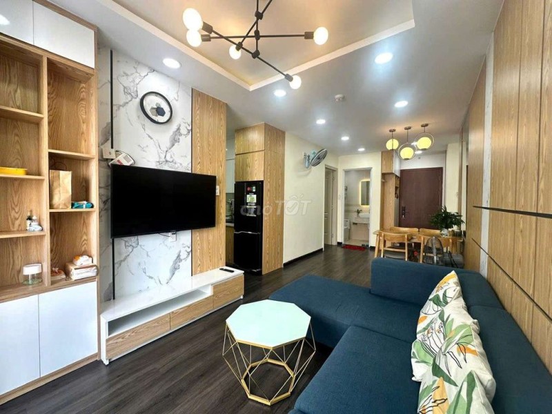 Thuê căn hộ Hoàng Quân, HQC Nha trang,2 Phòng ngủ 2WC,full nội thất
